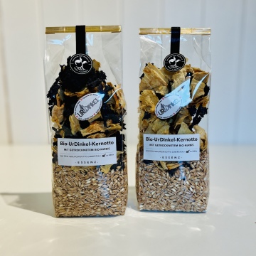 Bio-UrDinkel-Kernotto mit getrocknetem Kürbis & Federkohl 230g